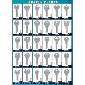 Kit Chave Virgem tools Yale Chaveiro 50 Unidades - Oferta na Shopee