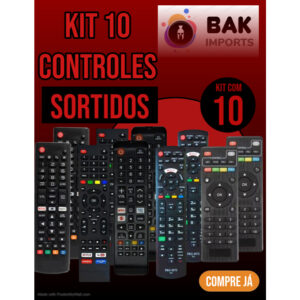 Kit 10 Controles Sortidos para Revenda - Oferta na Shopee