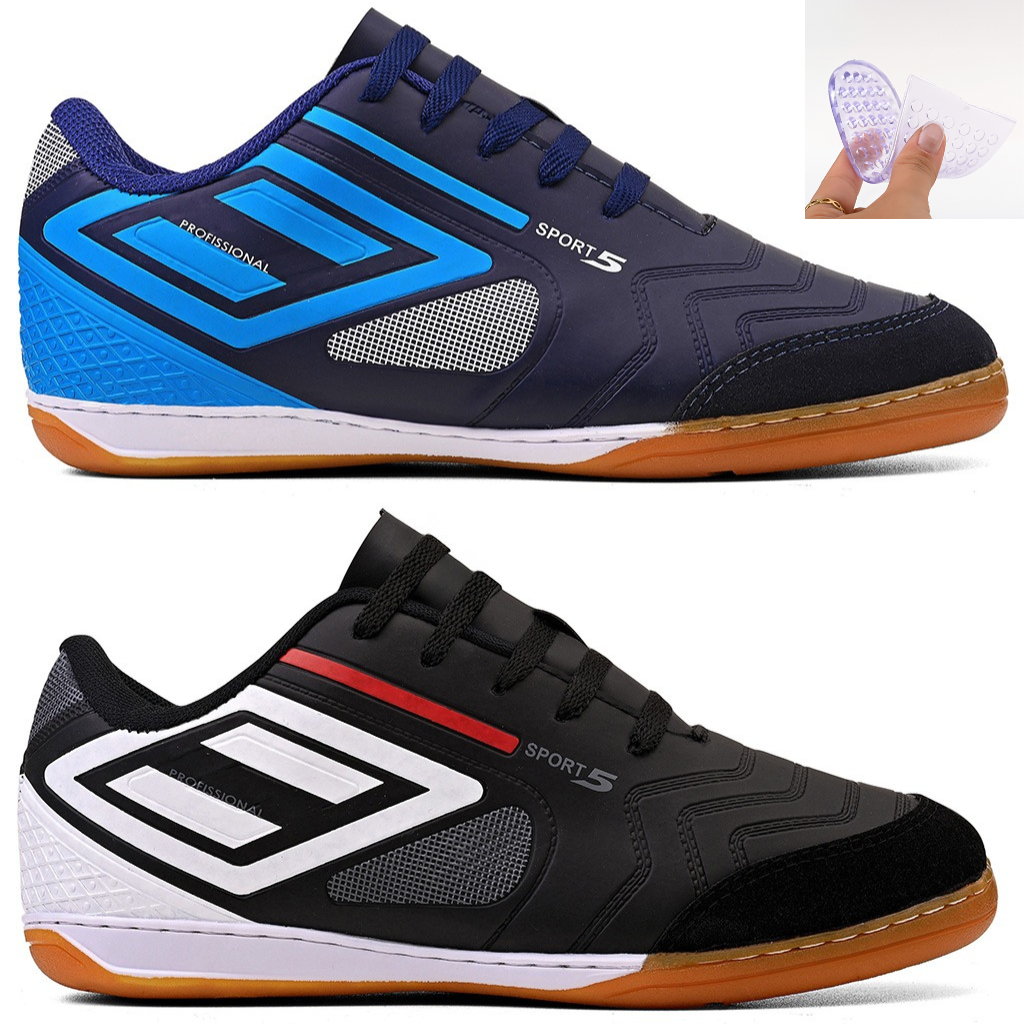 KIT 2 Pares Chuteira Futsal colada e costura PROFISSIONAL Feminina e Masculina oferta única KIT 2 Pares Chuteira Futsal colada e costura PROFISSIONAL Feminina e Masculina oferta única