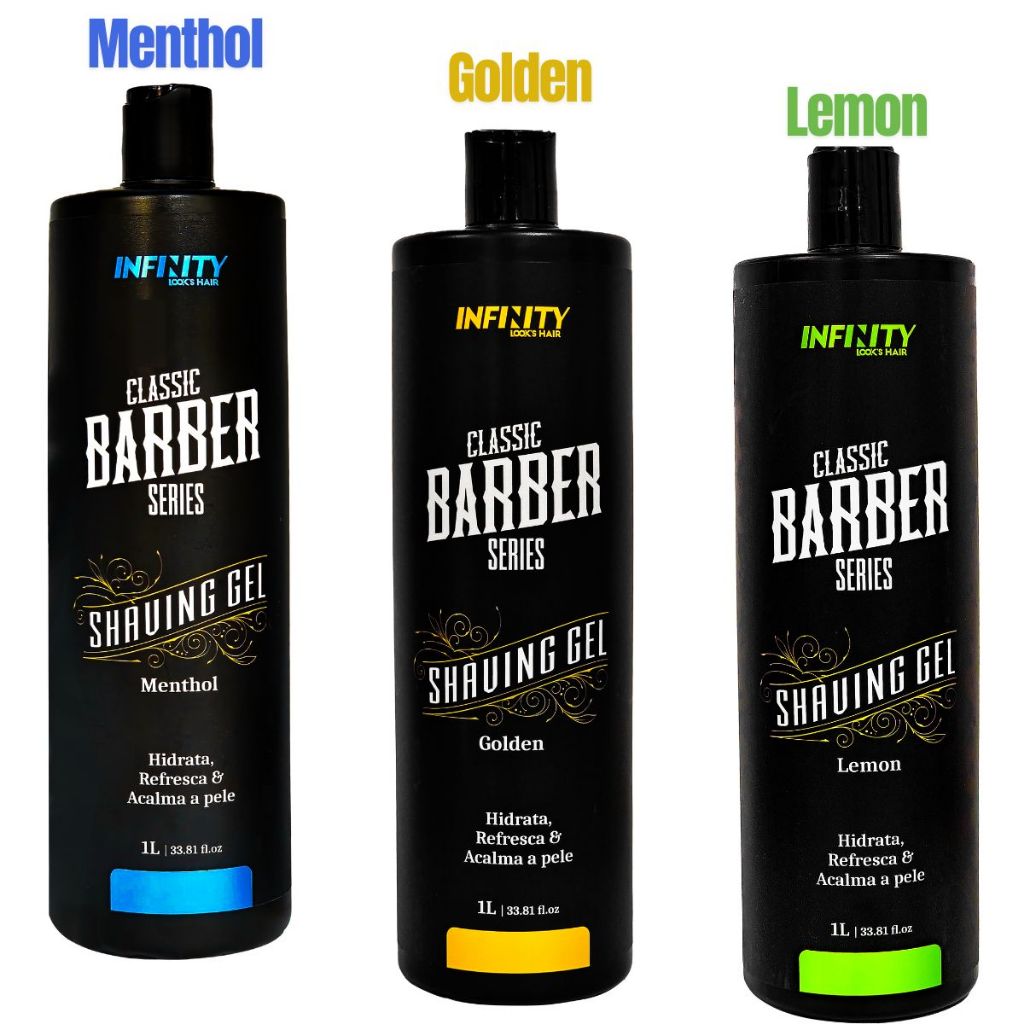 SHAVING GEL DE BARBEAR 1L MENTHOL - LEMON - GOLDEN INFINITY LOOKS HAIR SHAVING GEL DE BARBEAR 1L MENTHOL - LEMON - GOLDEN INFINITY LOOKS HAIR - Oferta na Shopee