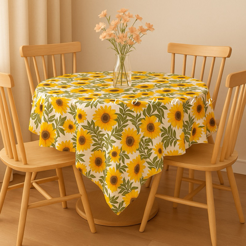 Toalha De Mesa Redonda Decoração Cozinha Mesa 4 Lugares Toalha De Mesa Redonda Decoração Cozinha Mesa 4 Lugares - Oferta na Shopee