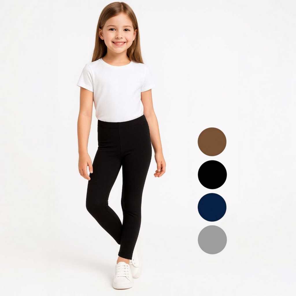 Calça Legging Infantil Básica Confortável – Várias Cores – Moda para Meninas, Passeio ou Dia a Dia Calça Legging Infantil Básica Confortável – Várias Cores – Moda para Meninas, Passeio ou Dia a Dia