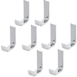 Kit 8 Cabides Inox Banheiro porta Toalhas cabide Roupas Parede Atrás da Porta Antiferrugem - Oferta na Shopee