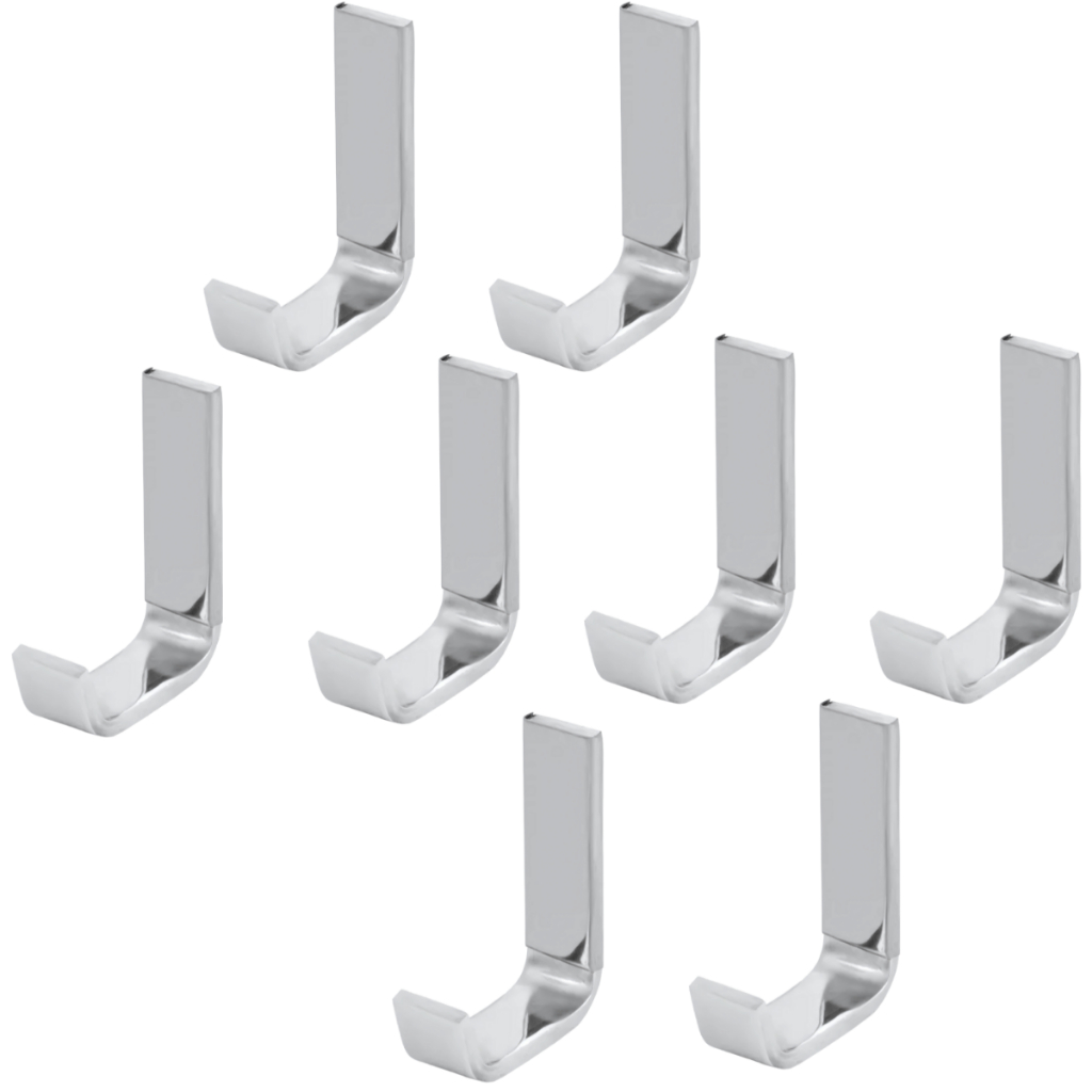 Kit 8 Cabides Inox Banheiro porta Toalhas cabide Roupas Parede Atrás da Porta Antiferrugem Kit 8 Cabides Inox Banheiro porta Toalhas cabide Roupas Parede Atrás da Porta Antiferrugem - Oferta na Shopee