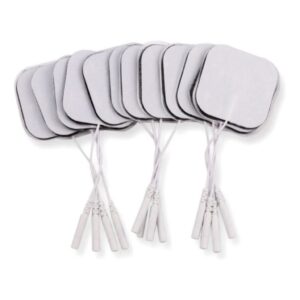 Eletrodo Adesivo 5x5 cm Fisioterapia Tens/fes reutilizavel massagem musculo - Oferta na Shopee
