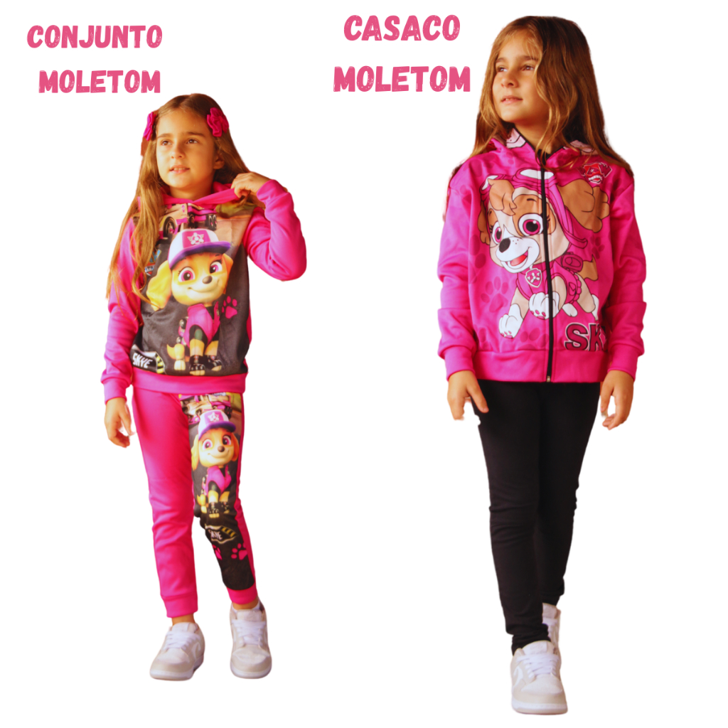 Agasalho De Moletom Infantil Personagem Skye da Patrulha Canina Agasalho De Moletom Infantil Personagem Skye da Patrulha Canina - Oferta na Shopee