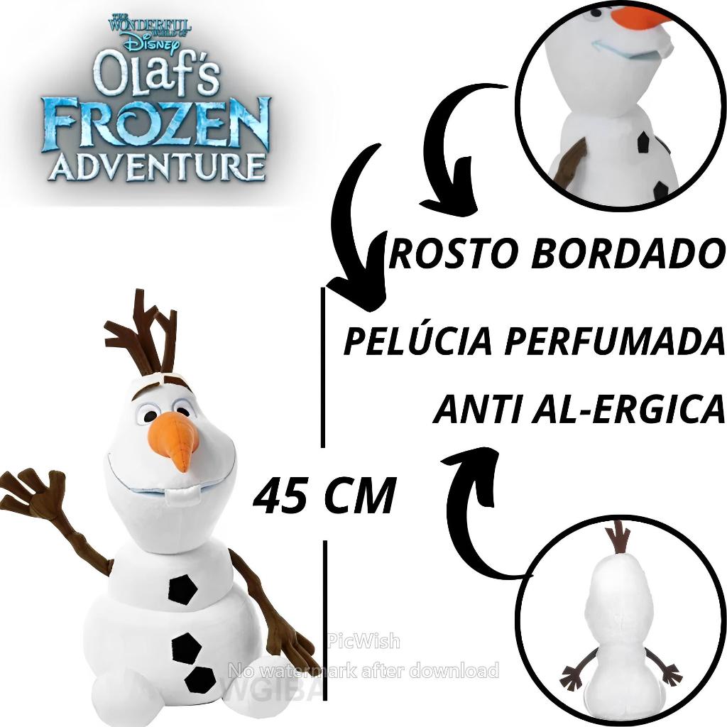 Pelúcia Boneco de Gelo Olaf 45 cm antialérgico Brinquedo em Oferta top vem ser feliz Pelúcia Boneco de Gelo Olaf 45 cm antialérgico Brinquedo em Oferta top vem ser feliz