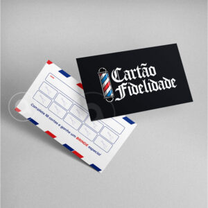 Cartão Fidelidade - Barbearia / Salão - Arte Pronta - Oferta na Shopee