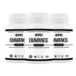 3x Diavance Premium 60 Cáps Estabilidade Na Glicose - Oferta na Shopee