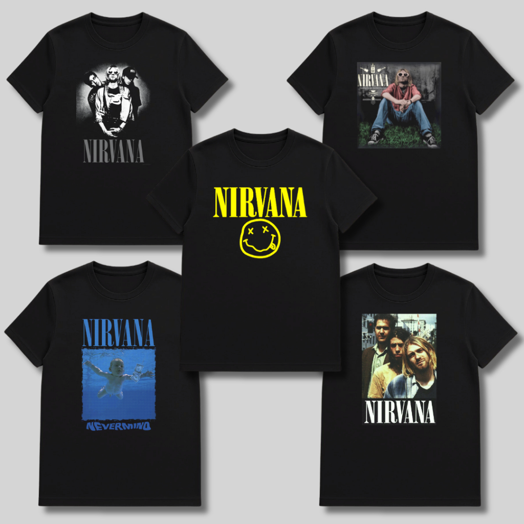 Camiseta Nirvana Banda Rock 100% Algodão Camiseta Nirvana Banda Rock 100% Algodão
