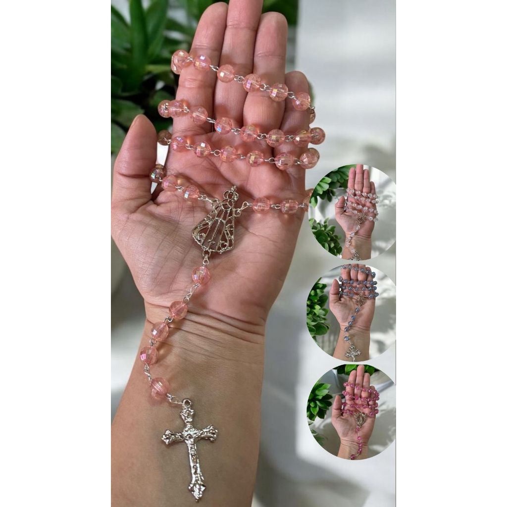 Terço católico 49 cm de cristal Nossa Senhora Aparecida Terço católico 49 cm de cristal Nossa Senhora Aparecida - Oferta na Shopee