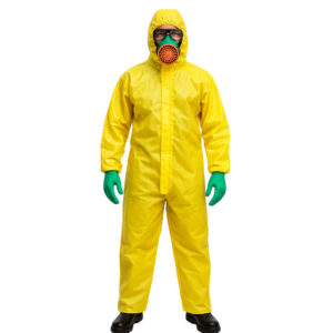 Macacão De Segurança Serviços Gerais Proteção Química Reforçado CA - Oferta na Shopee