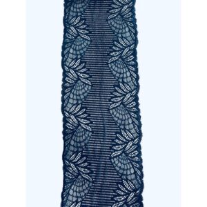 Renda Azul Marinho - 90% Poliamida 10% Elastano - 1 Metro - Oferta na Shopee