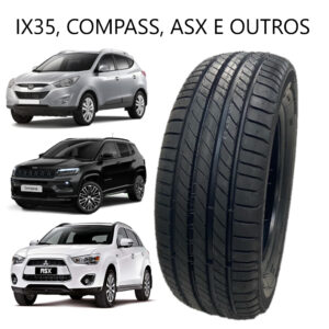 Pneu 225/55R18 96T remold powermaxtyre - Oferta na Shopee