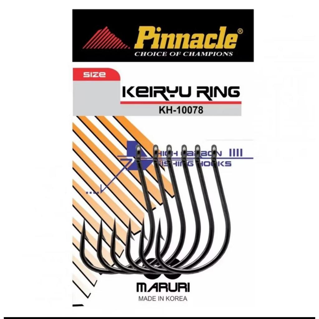ANZOL KEIRYU RING BLACK PINNACLE CARTELA Ideal para Tilápia!! ANZOL KEIRYU RING BLACK PINNACLE CARTELA Ideal para Tilápia!! - Oferta na Shopee