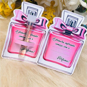 Tag para Amostra de Perfume 1ml | Tag 5x7cm - Oferta na Shopee