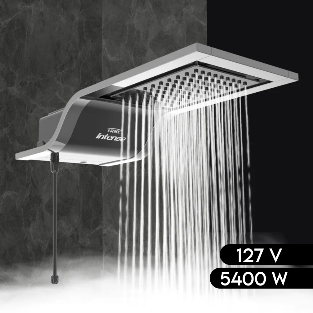 Ducha Eletronica 127V Chuveiro 7800W Intense Black Fame Economia Pressão Haste Removível Ducha Eletronica 127V Chuveiro 7800W Intense Black Fame Economia Pressão Haste Removível - Oferta na Shopee