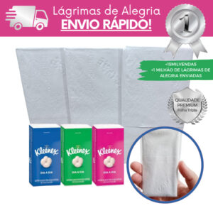 120 Lenços Lágrimas De Alegria Para Casamento (120 Saquinhos+120 Lenços Kleenex) - PRONTA ENTREGA - Oferta na Shopee