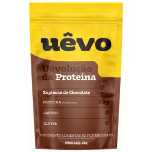 Albumina Uêvo Pura (80% Proteína) - 1000g - Naturovos - Oferta na Shopee