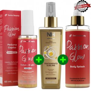 Kit 3 itens - Óleo Extraordinário 100ml + Perfume Capilar 60ml + Body Splash 200ml SWISS BEAUTY - Oferta na Shopee