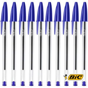 Kit de Caneta Bic Cristal Clássica Ponta Média 1.0 Esferográfica - Oferta na Shopee