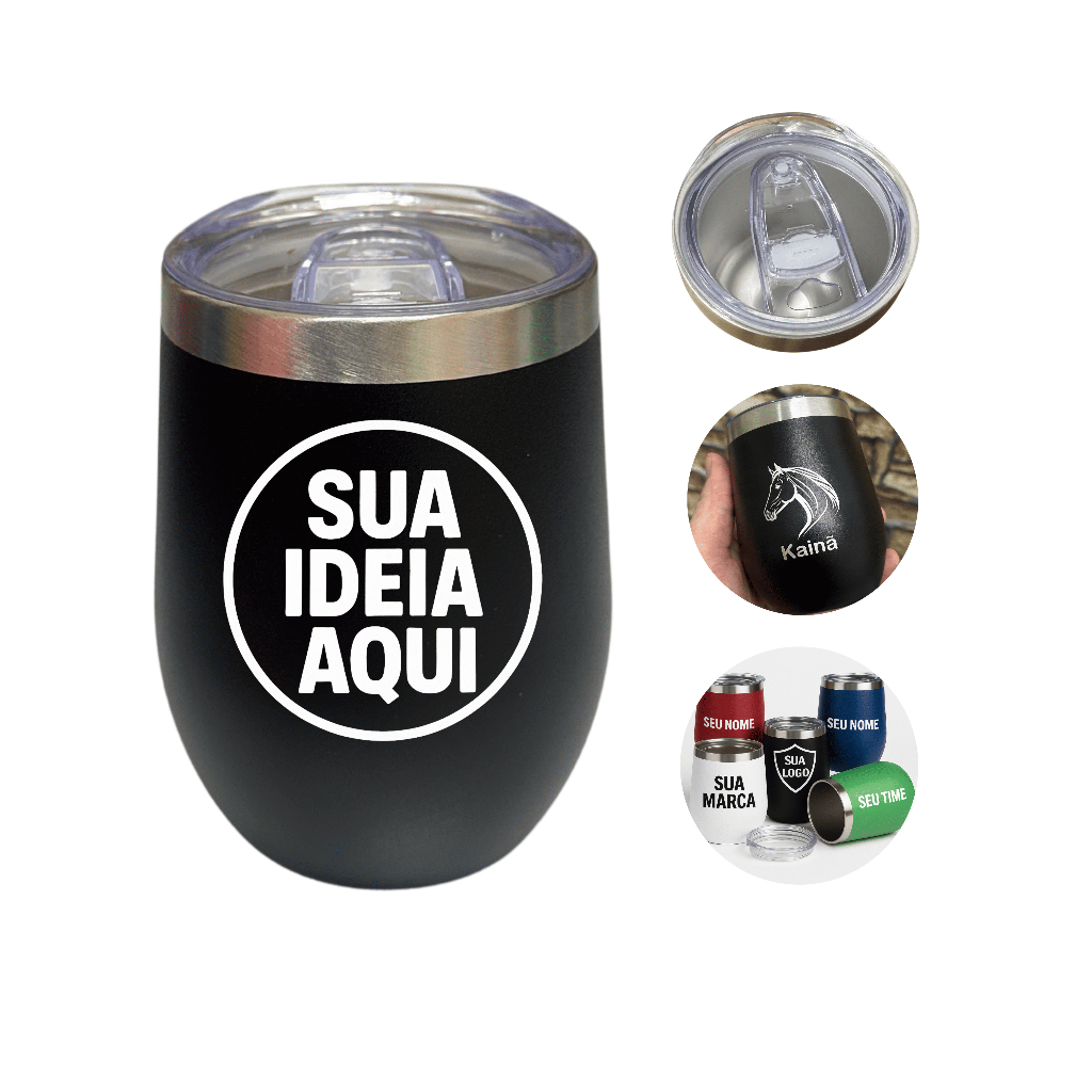 Kit 10 Copos Térmicos Cuia Personalizados Seu Nome Logo time empresa Aço Inox tampa 360mk Kit 10 Copos Térmicos Cuia Personalizados Seu Nome Logo time empresa Aço Inox tampa 360mk