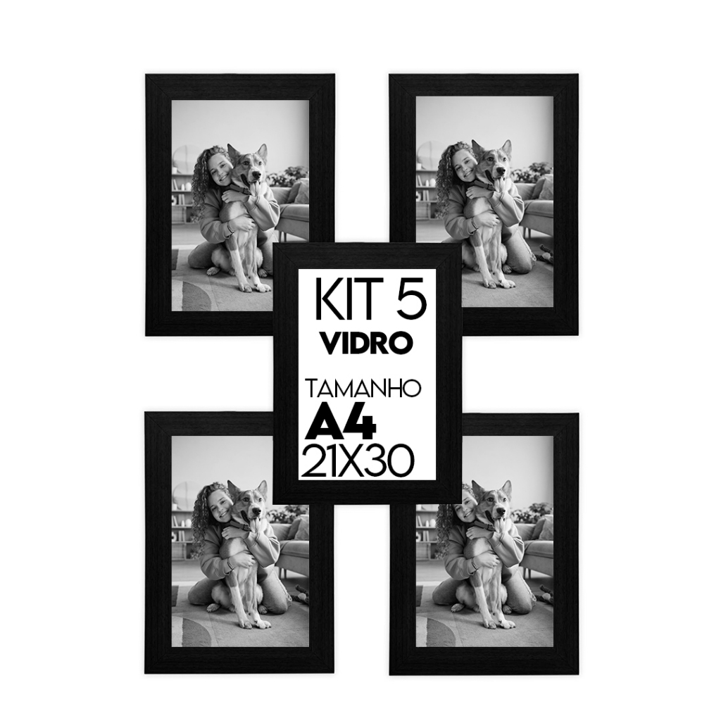 Kit 5 Porta Retratos 21x30cm A4 Para Certificados e Diplomas Parede Escritório Kit 5 Porta Retratos 21x30cm A4 Para Certificados e Diplomas Parede Escritório - Oferta na Shopee
