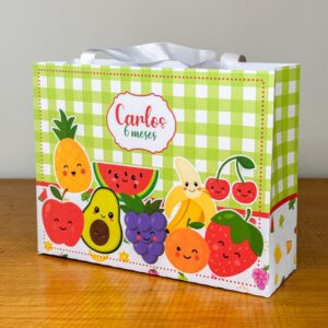 Sacola Frutinhas Frutas Quitanda Personalizada Pegue e Monte lembrancinhas Aniversário Mêsversário Sacolinha - Oferta na Shopee