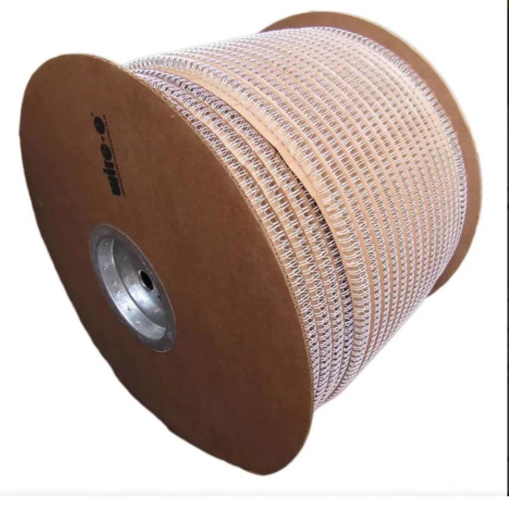 Bobina Wire-o 3/4" - Cor Branco - Passo 2x1 8.000 Anéis / 140 Folhas Bobina Wire-o 3/4" - Cor Branco - Passo 2x1 8.000 Anéis / 140 Folhas - Oferta na Shopee