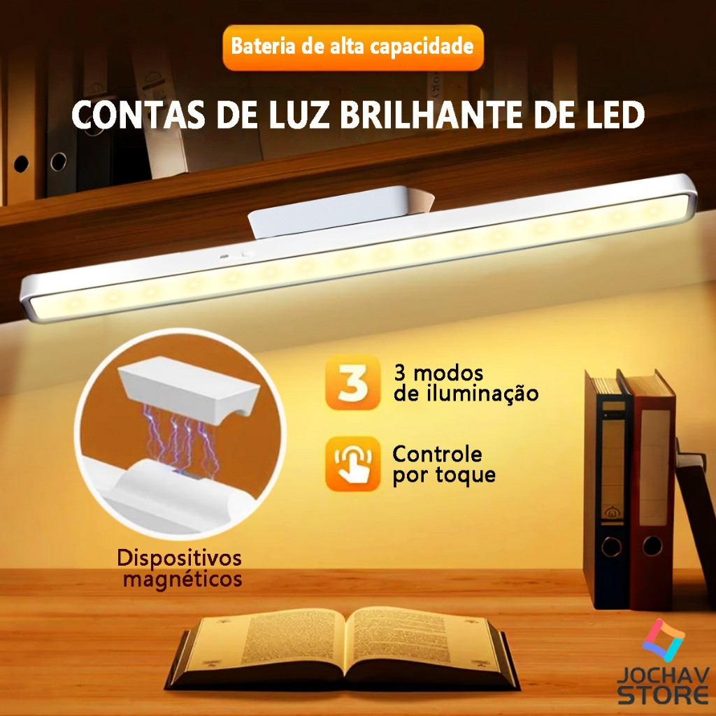 Recarregável Sem Fio Luminária Led Barra Spot Para Cozinha Armário E Nichos USB Removível Lâmpada Recarregável Sem Fio Luminária Led Barra Spot Para Cozinha Armário E Nichos USB Removível Lâmpada - Oferta na Shopee