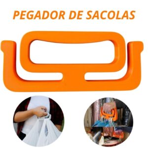 Suporte Pegador de Sacolas 16x9cm – Mais Conforto ao Carregar Compras - Oferta na Shopee