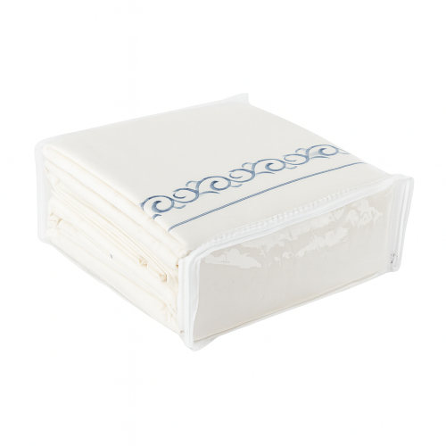Kit 5 Saco Embalagem Organizador 30x30x12 Pvc Transparente com Zíper Guarda-Roupa Kit 5 Saco Embalagem Organizador 30x30x12 Pvc Transparente com Zíper Guarda-Roupa