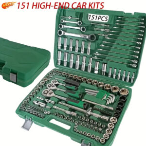 151 Peças Jogo Caixa De Ferramentas Chave Soquete  Multi Funções De Aço Crv - Oferta na Shopee