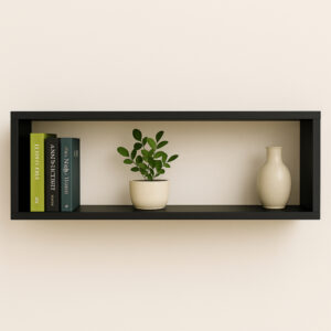 Nicho Retangular 100x30x15cm Mdf Decoração Sala Escritório Quarto - Oferta na Shopee
