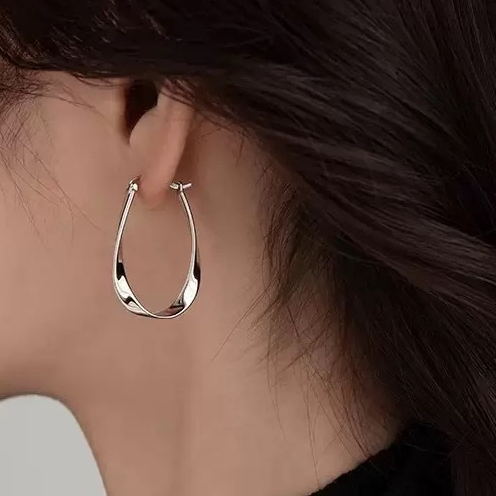 Brinco joias Organico Tendencia Moda Banhado a Prata 925 Ouro 18k Brinco joias Organico Tendencia Moda Banhado a Prata 925 Ouro 18k - Oferta na Shopee