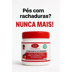 Creme Hidratante de Ureia do  Pedreiro Para pés Rachados
