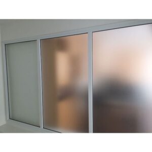 Película de Privacidade Adesivo Jateado 1Metros de Largura Para banheiro Película para janela Box - Oferta na Shopee