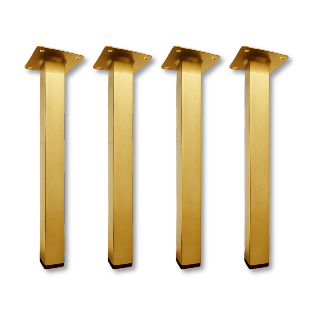 4 Pés De Móveis Estante Rack 30cm De Altura Aço Dourado 4 Pés De Móveis Estante Rack 30cm De Altura Aço Dourado