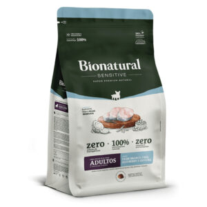Ração Bionatural Sensitive Cães Adultos Raças Pequenas sabor Peixe Branco 10