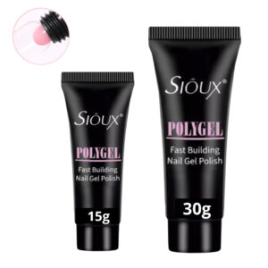 Polygel Sioux 30ml ou 15ml Construção Rápida LED/UV Para Molde F1/Alongamento De Unhas - Oferta na Shopee