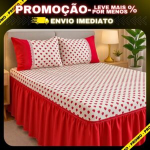 Kit com 3 Peças Colcha Casal  + Fronhas 2