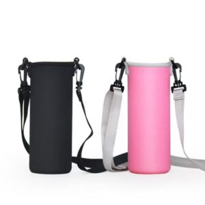 Bolsa para Copo e Garrafa Portátil com Alça Ajustável - Ideal para Academia