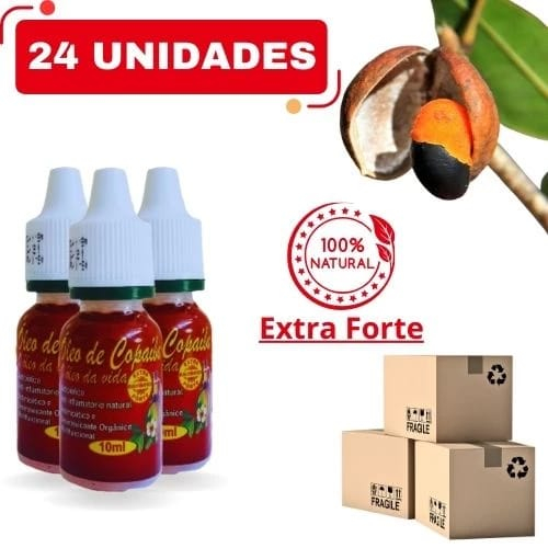 kit com 24 unidades óleo de copaíba 10 ml kit com 24 unidades óleo de copaíba 10 ml - Oferta na Shopee