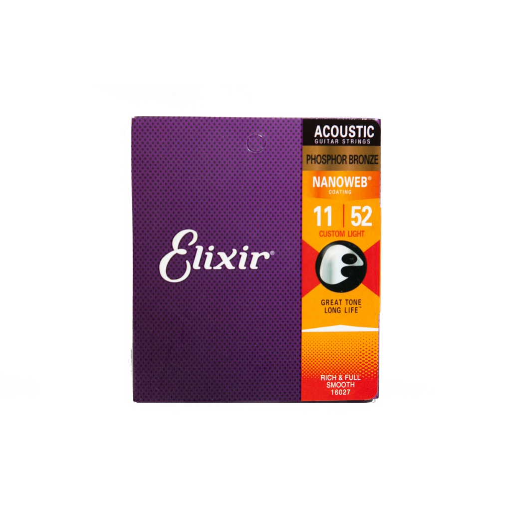 Encordoamento Para Violão Aço 0,11 Elixir 16027 Bronze Encordoamento Para Violão Aço 0