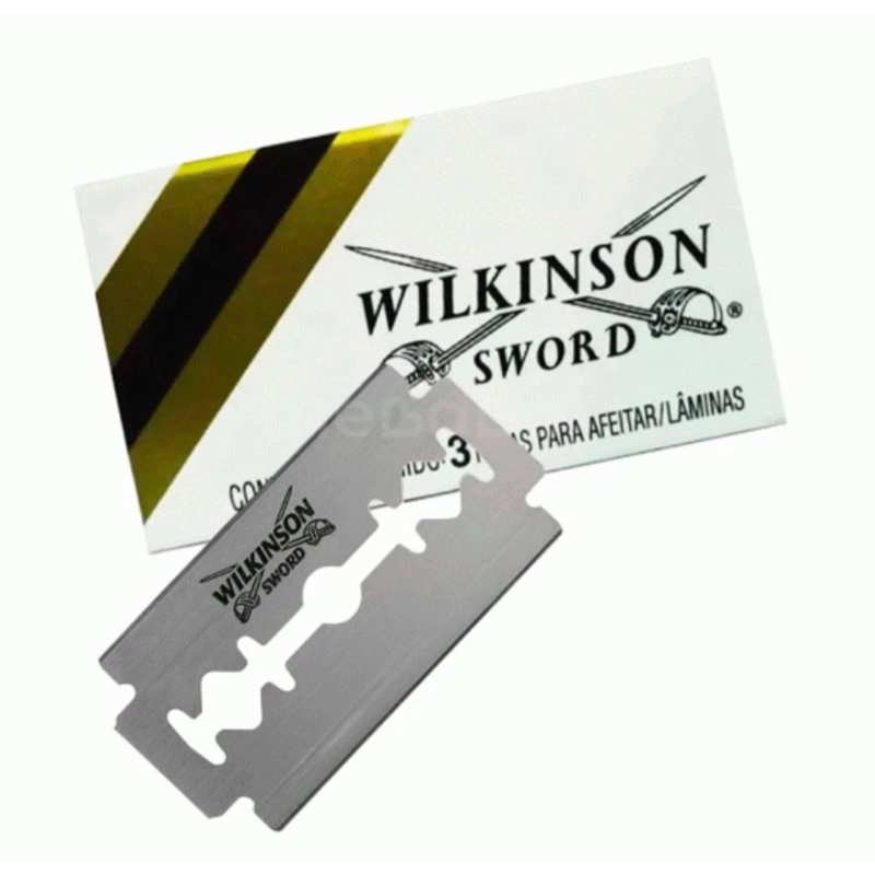 Gilletes, lamina wilkson 1 caixinha com 3 laminas, navalhas Gilletes, lamina wilkson 1 caixinha com 3 laminas, navalhas