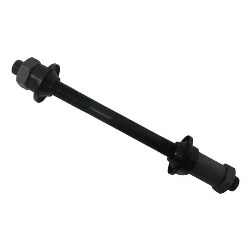Eixo Traseiro Furado 3/8 X 145mm Com Espaçador Bike Blocagem Eixo Traseiro Furado 3/8 X 145mm Com Espaçador Bike Blocagem