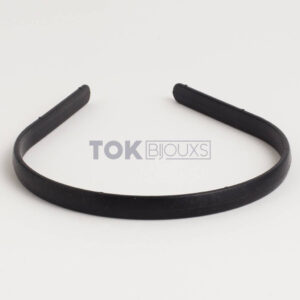 24 Tiaras Simples 10mm - Customizar Forrar Decorar - Preto - Oferta na Shopee