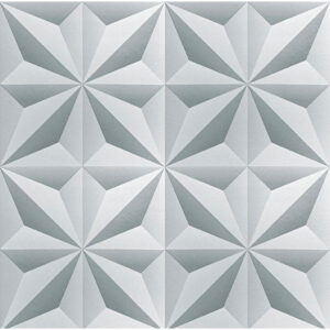 Papel de Parede 3D Branco 5 METROS x 45CM Adesivo Autocolante para Sala