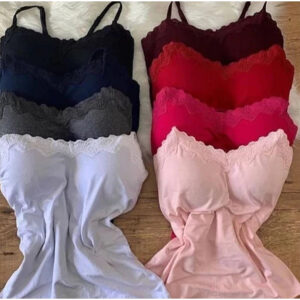 Kit 5 Blusinhas de Renda Feminina – Melhor Custo x Benefício da Shopee - Oferta na Shopee