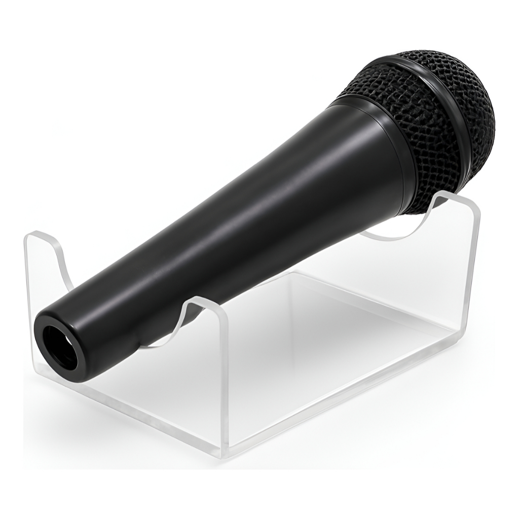 Suporte Para Microfone Em Acrílico Expositor Apoio Mesa Cristal Suporte Para Microfone Em Acrílico Expositor Apoio Mesa Cristal - Oferta na Shopee